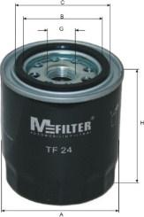 Mfilter TF 24 - Фільтр оливний autocars.com.ua