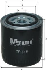 Mfilter TF 316 - Масляный фильтр avtokuzovplus.com.ua