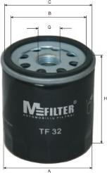 Mfilter TF 32 - Фільтр масляний Combo бензин >01-Aveo-Lanos-Lacetti-OPEL autocars.com.ua