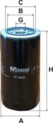 Mfilter TF 6502 - Масляный фильтр avtokuzovplus.com.ua