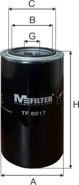Mfilter TF 6517 - Масляний фільтр autocars.com.ua