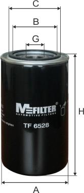 Mfilter TF 6528 - Масляний фільтр autocars.com.ua