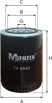 Mfilter TF 6542 - Масляный фильтр avtokuzovplus.com.ua