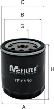 Mfilter TF 6550 - Фільтр оливний autocars.com.ua
