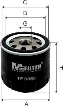 Mfilter TF 6562 - Масляный фильтр avtokuzovplus.com.ua