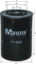 Mfilter TF 666 - Масляный фильтр avtokuzovplus.com.ua