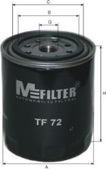 Mfilter TF 72 - Масляный фильтр avtokuzovplus.com.ua