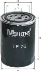 Mfilter TF 76 - Масляный фильтр avtokuzovplus.com.ua