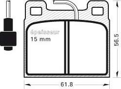 Spidan 0.080114 - Тормозные колодки, дисковые, комплект avtokuzovplus.com.ua