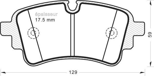 MGA 1386 - Гальмівні колодки, дискові гальма autocars.com.ua