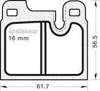 Ween 151-2067 - Гальмівні колодки, дискові гальма autocars.com.ua
