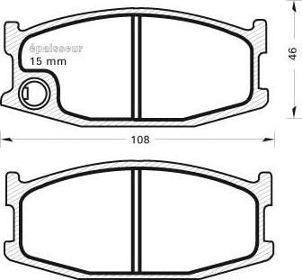 Spidan 0.080166 - Гальмівні колодки, дискові гальма autocars.com.ua