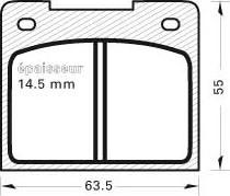 MGA 20 - Гальмівні колодки, дискові гальма autocars.com.ua