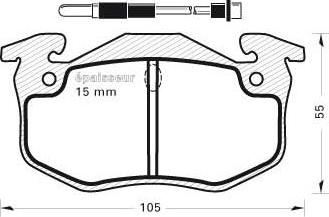 Lemförder 26364 - Гальмівні колодки, дискові гальма autocars.com.ua