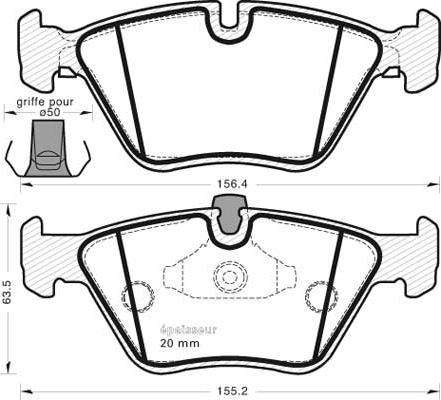 Magneti Marelli 363700201387 - Гальмівні колодки, дискові гальма autocars.com.ua