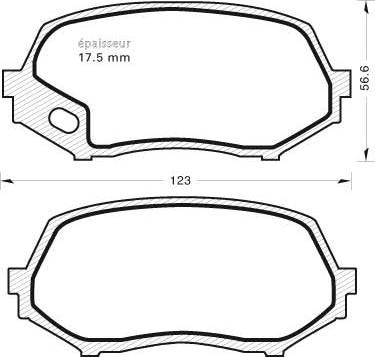 MGA 929 - Гальмівні колодки, дискові гальма autocars.com.ua