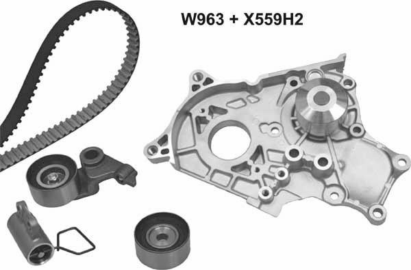 MGA 963K1 - Водяной насос + комплект зубчатого ремня autodnr.net