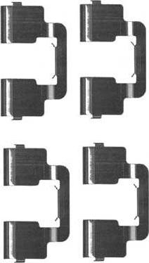 MGA A307 - Комплектуючі, колодки дискового гальма autocars.com.ua