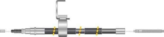 MGA CF5486 - Трос, гальмівна система autocars.com.ua