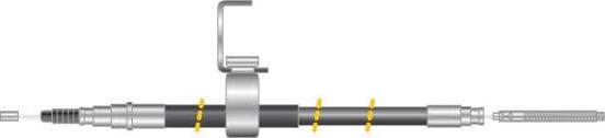 MGA CF5491 - Тросик, cтояночный тормоз autodnr.net