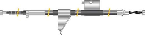 MGA CF5602 - Тросик, cтояночный тормоз autodnr.net