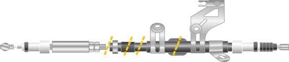 MGA CF5847 - Трос, гальмівна система autocars.com.ua