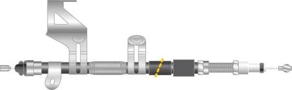 MGA CF5848 - Трос, гальмівна система autocars.com.ua