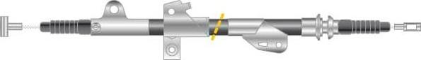 MGA CF6031 - Трос, гальмівна система autocars.com.ua