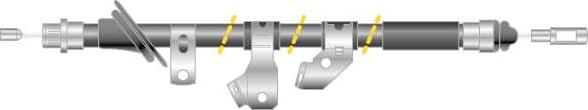 MGA CF6239 - Тросик, cтояночный тормоз autodnr.net