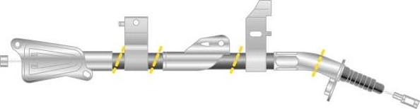 MGA CF6241 - Трос, гальмівна система autocars.com.ua