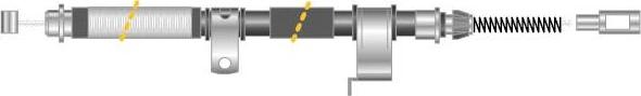 MGA CF6298 - Трос, гальмівна система autocars.com.ua
