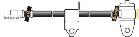 MGA F5506 - Гальмівний шланг autocars.com.ua