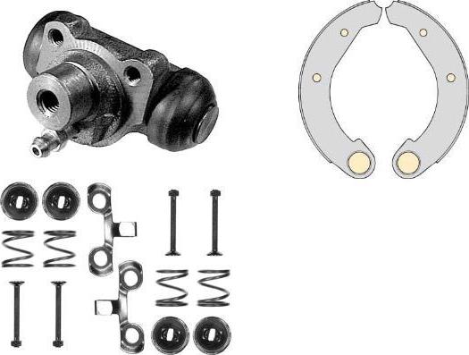 MGA K501906 - Комплект гальм, барабанний механізм autocars.com.ua