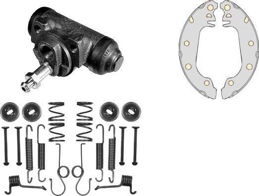 MGA K552444 - Комплект гальм, барабанний механізм autocars.com.ua