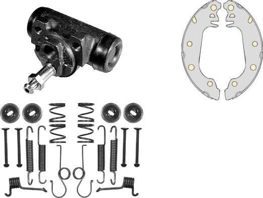 MGA K552447 - Комплект гальм, барабанний механізм autocars.com.ua