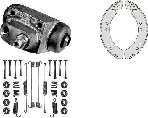 MGA K597443 - Комплект тормозных колодок, барабанные autodnr.net