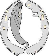 MGA K620551 - Комплект гальм, барабанний механізм autocars.com.ua