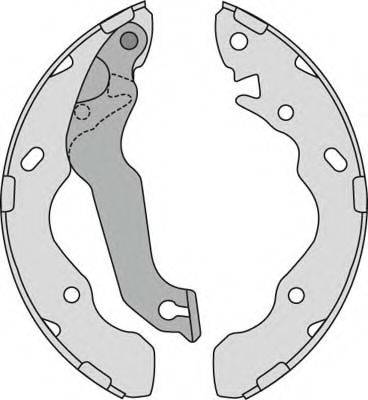 MGA K795935 - Комплект тормозных колодок, барабанные autodnr.net