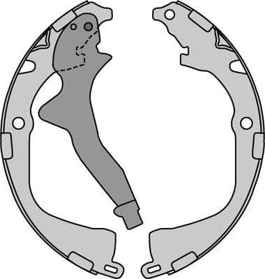 MGA M927 - Комплект гальм, барабанний механізм autocars.com.ua