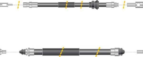 MGA KC4502 - Трос, гальмівна система autocars.com.ua