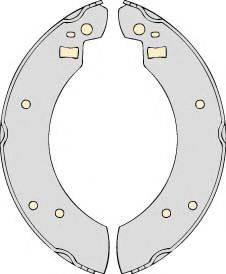 MGA M572 - Комплект гальм, барабанний механізм autocars.com.ua
