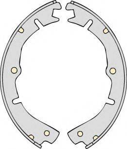 MGA M573 - Комплект гальм, барабанний механізм autocars.com.ua