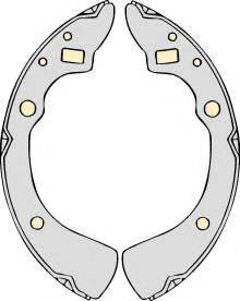 MGA M648 - Комплект гальм, барабанний механізм autocars.com.ua