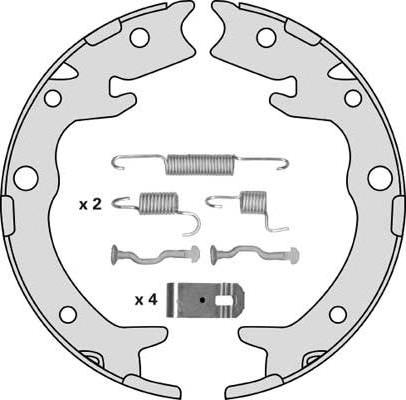 MGA M867R - Комплект гальм, ручник, парковка autocars.com.ua