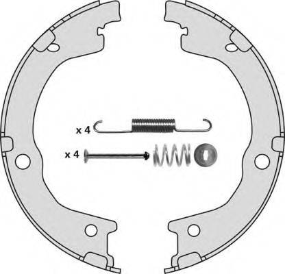 MGA M887R - Комплект гальм, ручник, парковка autocars.com.ua