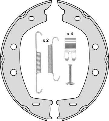 MGA M897R - Комплект гальм, ручник, парковка autocars.com.ua