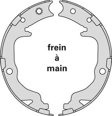 MGA M921 - Комплект гальм, ручник, парковка autocars.com.ua