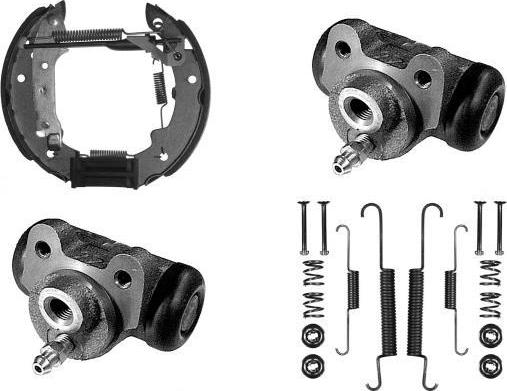 MGA PM515626 - Комплект тормозных колодок, барабанные autodnr.net