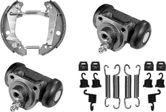 MGA PM560638 - Комплект тормозных колодок, барабанные autodnr.net