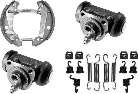 MGA PM560819 - Комплект гальм, барабанний механізм autocars.com.ua